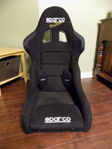 Sparco pro 2000 carbon fiber seat - race racing black pro2000 mount