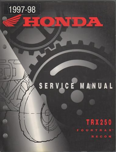 1997-98 honda motorcycle trx250 service manual