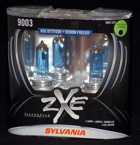 Sylvania silverstar zxe 9003 hb2 h4 xenon fueled headlight headlamp bulbs new