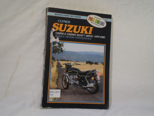 Suzuki gs850 gs1000 clymer service repair manual &#039;79 &#039;80
