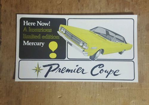 1966 mercury premier coupe advertisment price guide