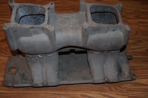 Vintage  bbc chevy edelbrock tr2x duel tunnel ram hot rat rod gasser