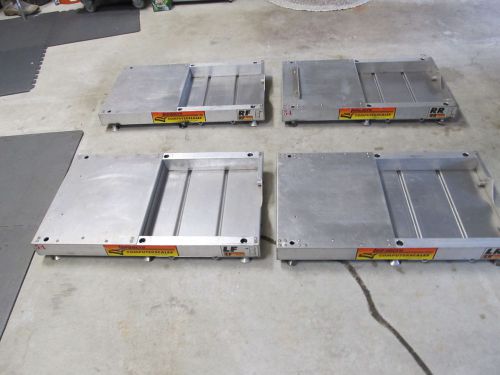 Longacre billet scale roll off levelers 15 x 18.5 set of 4 all for one money