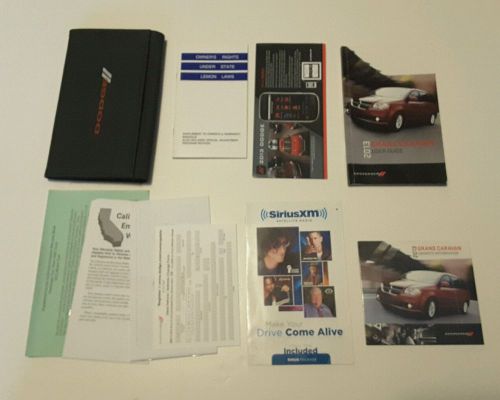 2013 13 dodge grand caravan owner&#039;s manual user guide reference books guide book