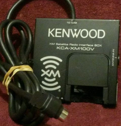 Kenwood kca-xm100v xm satellite radio interface box [no antenna]