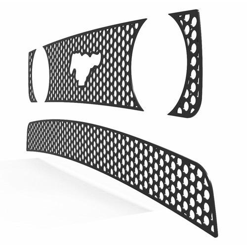 Ford Mustang GT 05-09 Black Circle Punch Front Metal Grille Trim Cover Insert, US $129.95, image 2