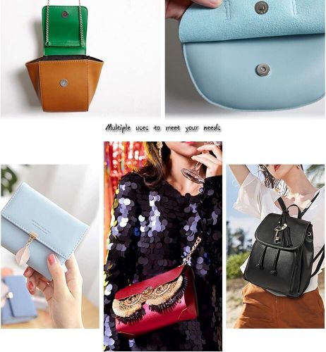 20 set magnetic snaps, purse bag fastener clasp silver 14mm