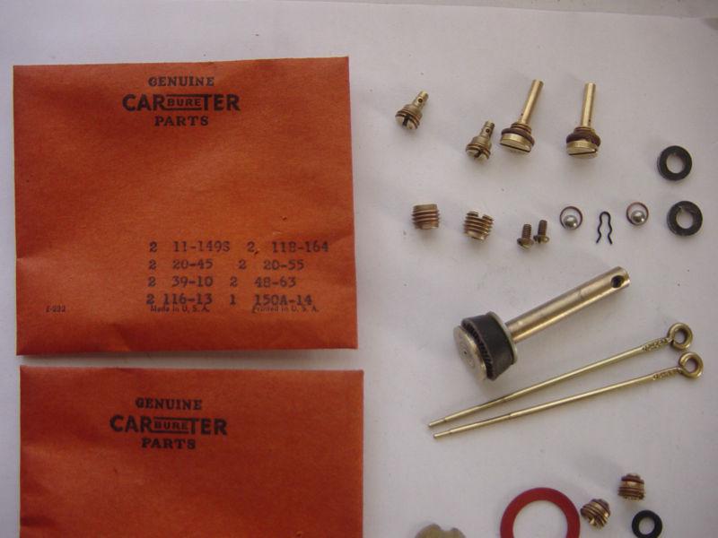 Carb Repair Kit 1940-1946 Pontiac Eight with a Carter WDO Carb# 469S, SM, 540S, US $24.95, image 3