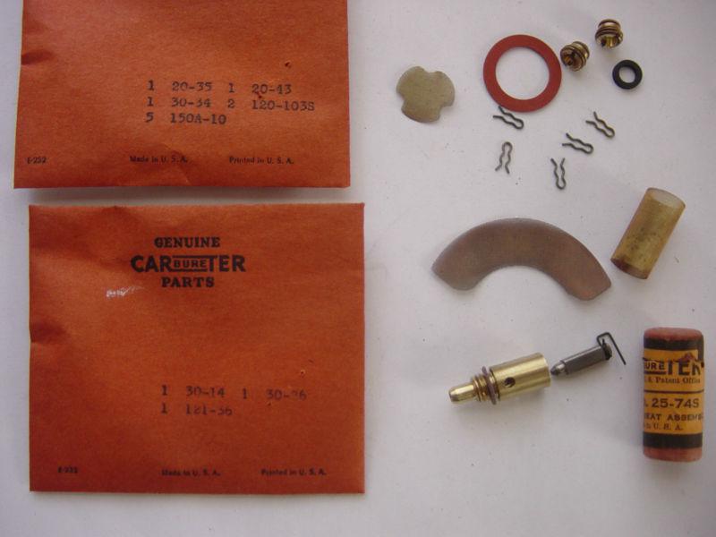 Carb Repair Kit 1940-1946 Pontiac Eight with a Carter WDO Carb# 469S, SM, 540S, US $24.95, image 5
