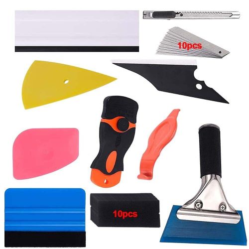 29pcs Window Tint Tools Kit Car Film Tinting Scraper Squeegee Vinyl Wrap Install, US $10.36, image 8