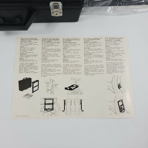 Nonfango bike biker bicycle hard suitcase touring luggage storage compartment