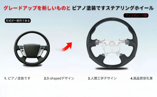 Hydro Dip Carbon Fiber Steering Wheel for Alphard Vellfire GGH20 ANH20 11-14, US $249.00, image 5