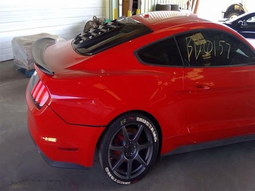 Passenger quarter glass coupe stationary black trim fits 15-17 mustang 570929