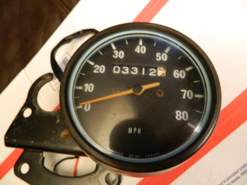 1976-81 KAWASAKI KE100 SPEEDOMETER W/BRACKET!, US $59.99, image 2