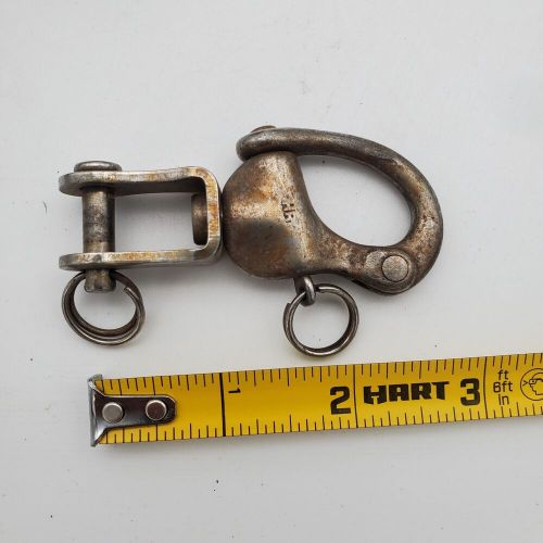 Wichard marine 3" snap shackle w/ fork bail boat sailing gear halyard headsails