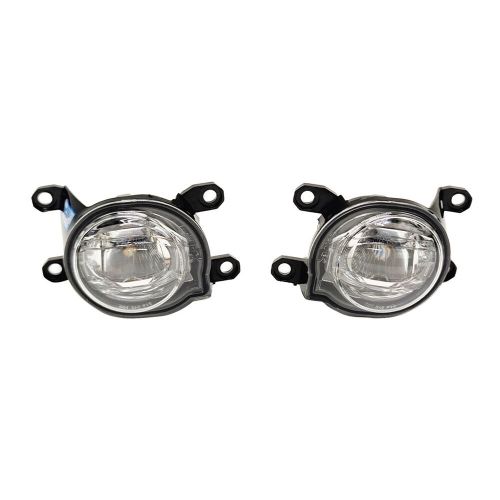 Led white fog light lamp kit assembly replacement for toyota grand highlander