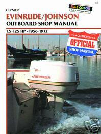 Johnson evinrude outboard service repair shop manual