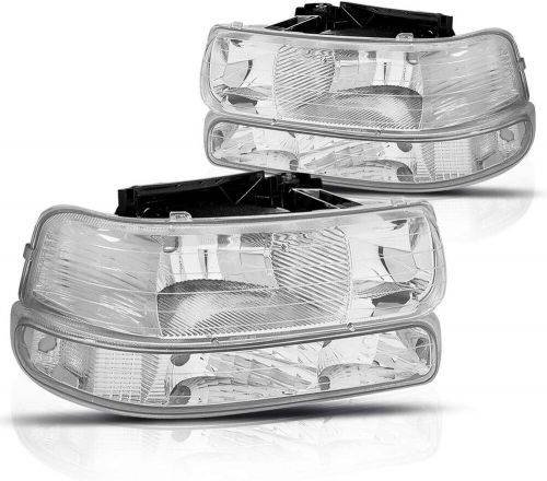 For 1999-2002 Chevy Silverado 1500 2500 3500 Headlight Bumper Light Assembly GA, US $49.00, image 18