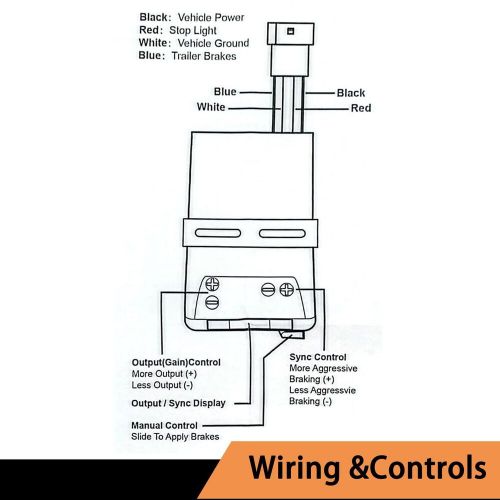 Upgraded 8507120 Electric Trailer Brake Controller Kit,Black Time-Delay Bra..., US $62.00, image 5