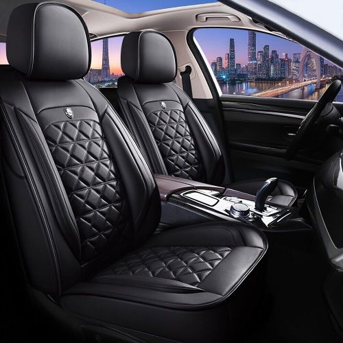 Car Seat Covers 5-Seats Front rear for Jeep PU Leather Cushion MH78 Black, US $129.00, image 4