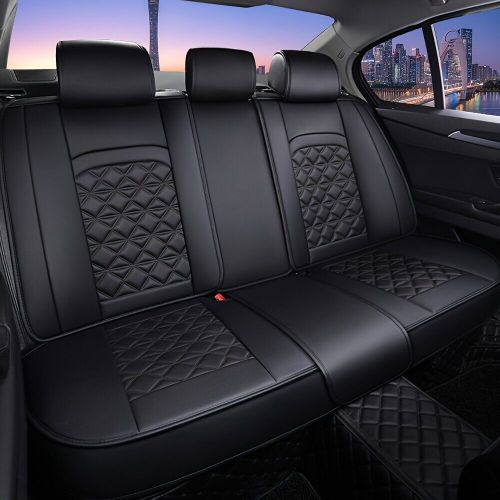 Car Seat Covers 5-Seats Front rear for Jeep PU Leather Cushion MH78 Black, US $129.00, image 5