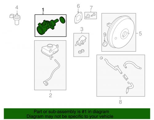 Genuine Ford Master Cylinder AS4Z-2140-A, US $200.66, image 5