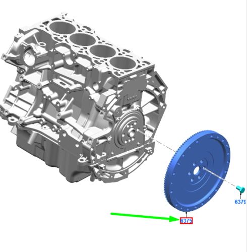 Ford Kuga MK3 Flywheel and Sprocket 2430426 DG9P-6K390-A1D NEW ORIGINAL-, US $, image 2