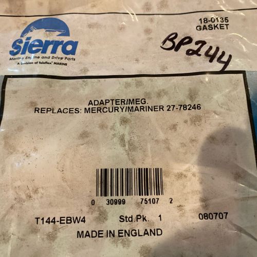 18-0135 Sierra ADAPTER COVER GASKET Replaces Mercury Mariner 27-78246 782461, US $13.00, image 2