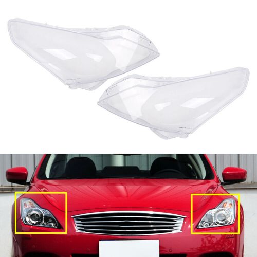 Pair Headlight Glass Cover, Headlight Bowl for Infiniti G37 G35 G25 Q40-, US $, image 8