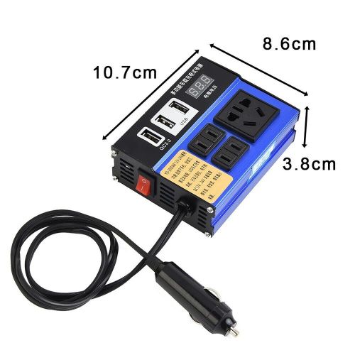 Compact Car Vehicle Power Inverter with 3 USB Ports Reliable Charging Solution, US $30.25, image 10
