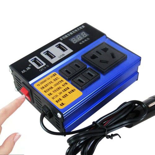 Compact Car Vehicle Power Inverter with 3 USB Ports Reliable Charging Solution, US $30.25, image 13