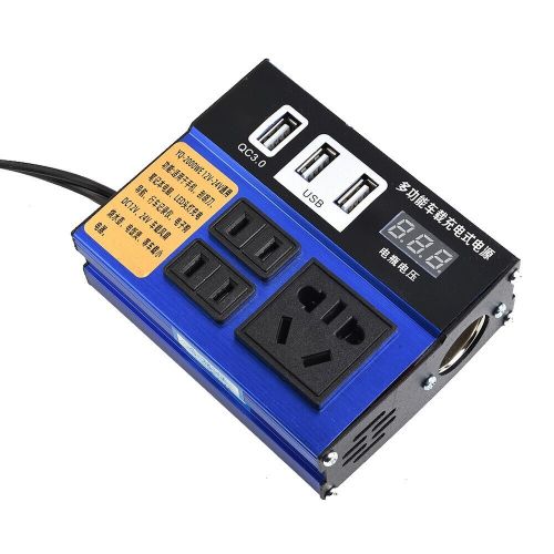 Compact Car Vehicle Power Inverter with 3 USB Ports Reliable Charging Solution, US $30.25, image 20
