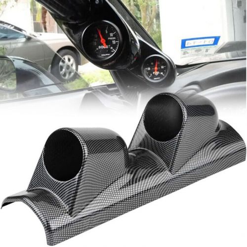 52mm A-Pillar Pod Gauge Holder Double Hole Mount Gauge Holder ABS Universal Fit, US $15.99, image 5