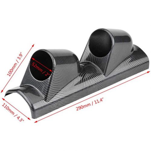 52mm A-Pillar Pod Gauge Holder Double Hole Mount Gauge Holder ABS Universal Fit, US $15.99, image 10