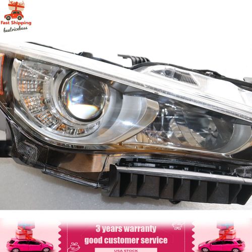 LED Headlight For 2014-2017 Infiniti Q50 w/ AFS Projector Headlamp Left+Right, US $475.74, image 7