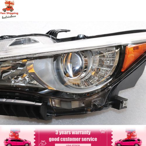 LED Headlight For 2014-2017 Infiniti Q50 w/ AFS Projector Headlamp Left+Right, US $475.74, image 8