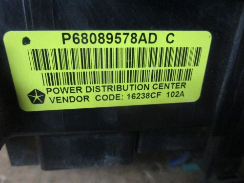 13 14 dodge ram 1500 totally integrated power module fuse box tipm 68089578