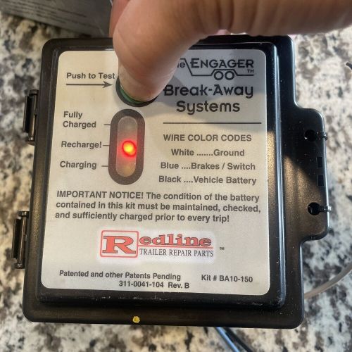 TRAILER PARTS PRO BA10150 TRAILER BRAKE-AWAY SYSTEM Redline, US $25.99, image 3