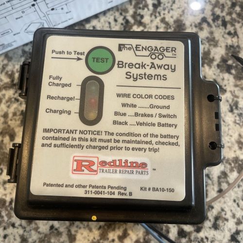 TRAILER PARTS PRO BA10150 TRAILER BRAKE-AWAY SYSTEM Redline, US $25.99, image 4