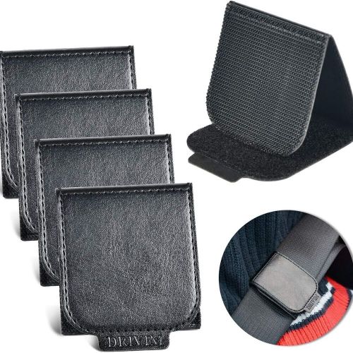 4PCS LeatherAuto Seat Belt Adjuster Anti-bump Anti-choke Belly Squeeze Protector, US $15.49, image 2