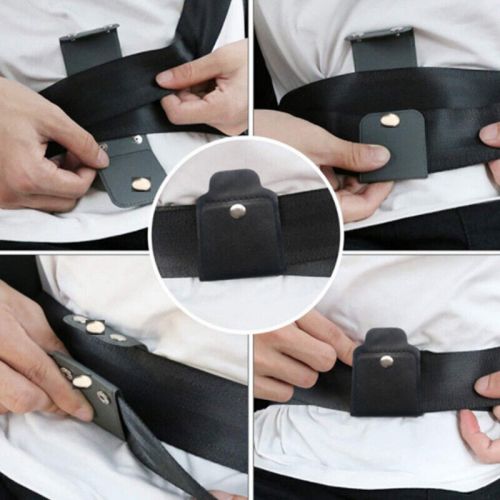 4PCS LeatherAuto Seat Belt Adjuster Anti-bump Anti-choke Belly Squeeze Protector, US $15.49, image 4