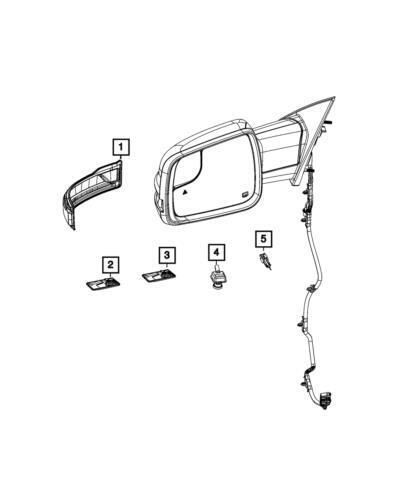 Genuine Mopar Turn Signal Lamp Left 68460763AA, US $76.87, image 2