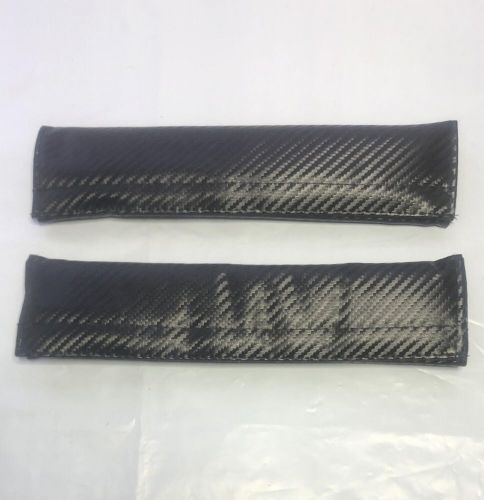 Seat Belt Covers for GMC AT4-2 Pcs Black Carbon Fiber Shoulder Strap Pads Covers, US $16.99, image 2