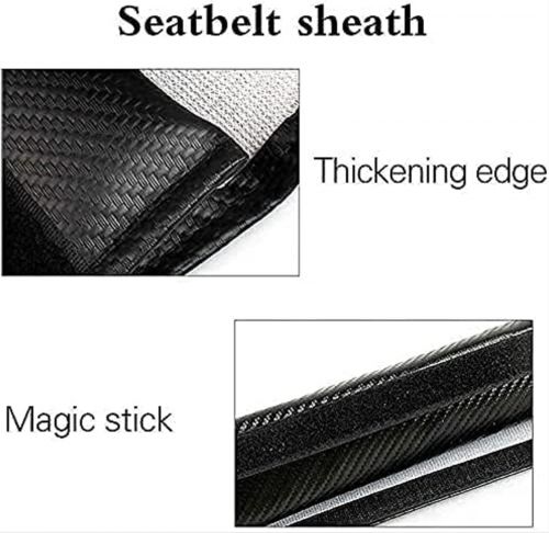 Seat Belt Covers for GMC AT4-2 Pcs Black Carbon Fiber Shoulder Strap Pads Covers, US $16.99, image 5