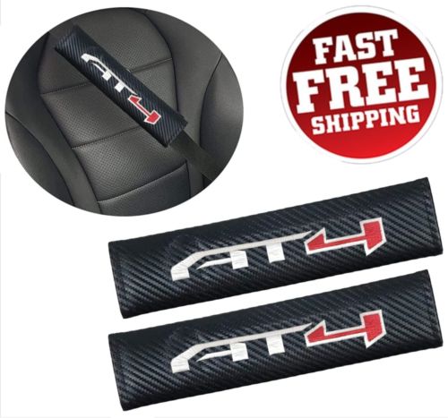 Seat Belt Covers for GMC AT4-2 Pcs Black Carbon Fiber Shoulder Strap Pads Covers, US $16.99, image 8