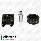 Vibrant performance thermostatic oil cooler sandwich adapter kit