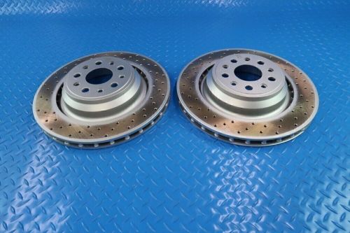 Maserati ghibli quattroporte rear brake pads rotors 14-16 #670031597 345mm
