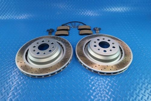 Maserati Ghibli Quattroporte rear brake pads rotors 14-16 #670031597 345mm, US $299.99, image 6