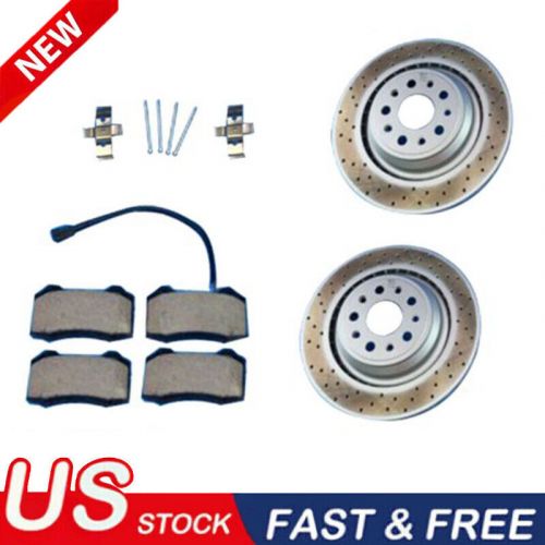 Maserati Ghibli Quattroporte rear brake pads rotors 14-16 #670031597 345mm, US $299.99, image 10