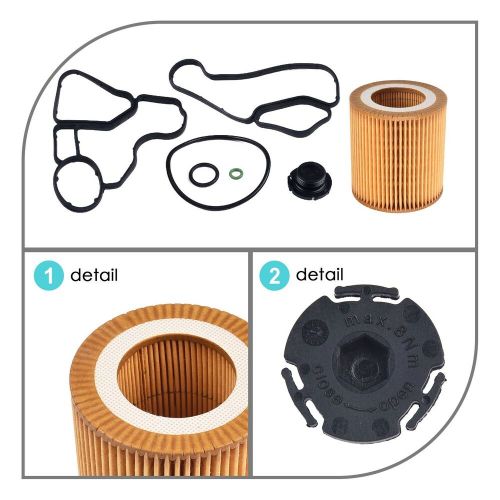 1pcs Oil Filter & Housing Gasket & Cooler-Seal Set For X1 X3 N26 N52, C $25.35, image 11